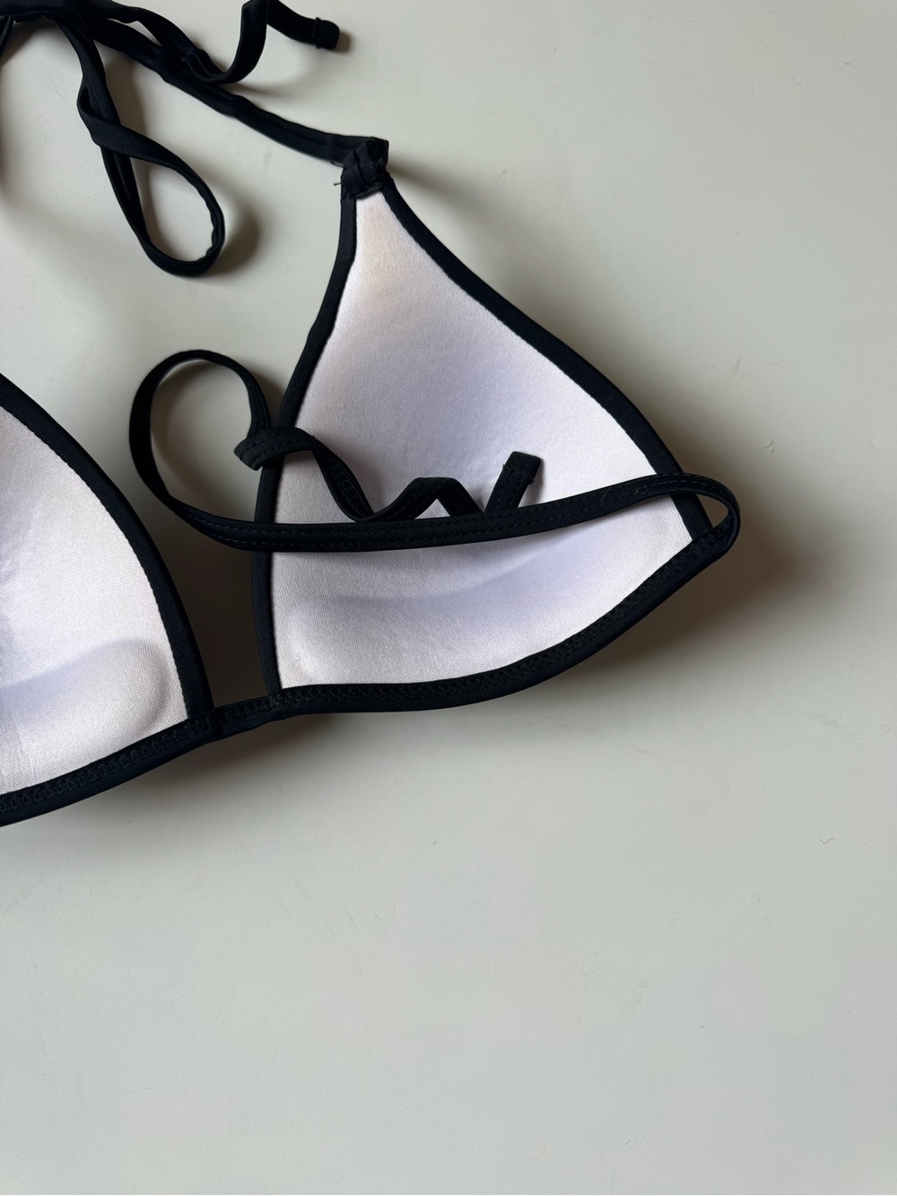 Black Triangle Tie-Side Bikini Set - Picture 7 of 8